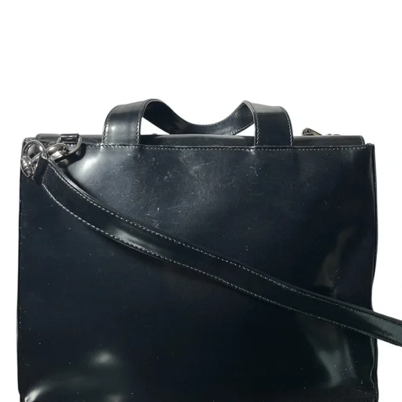 Authentic Rare Gucci Elegant black leather bag - Picture 3 of 9